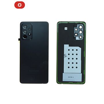 Vitre arrière samsung A52 A525F/A526B noir - S+