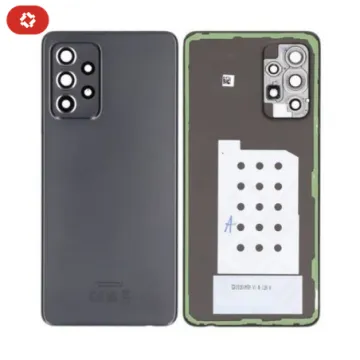 Vitre arrière samsung A52S 5G A528B noir - S+