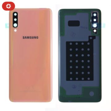 Vitre arrière samsung A70 A705F corail - S+