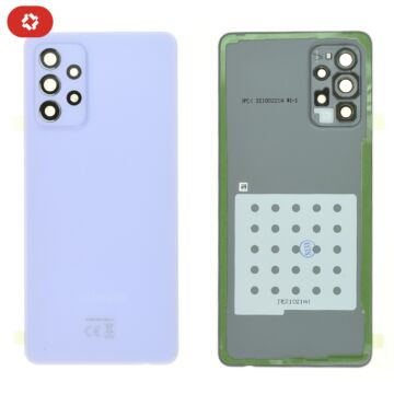 Vitre arrière samsung A72 A725F/A726B violet - S+