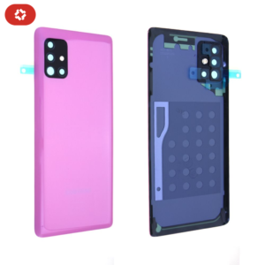 Vitre arrière samsung A51 5G A516B rose - S+