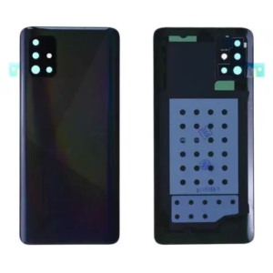 Vitre arrière samsung A51 A515F noir - S+
