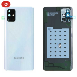 Vitre arrière samsung A71 A715F blanc - S+