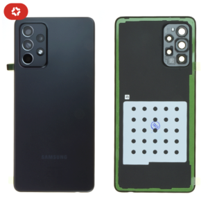 Vitre arrière samsung A72 A725F/A726B noir - S+