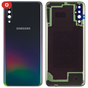 Vitre arrière samsung A70 A705F Noir - S+